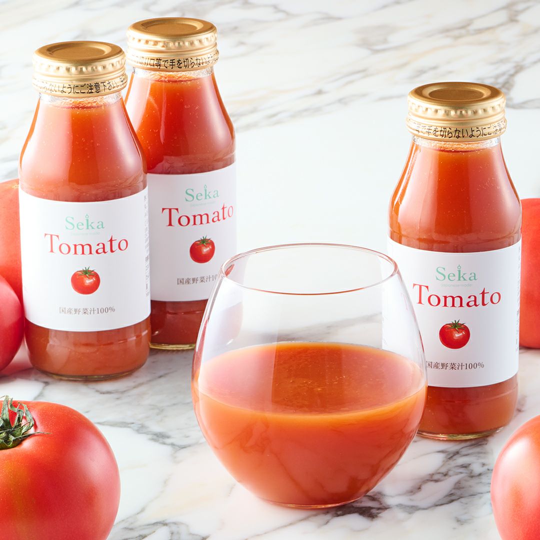 国産野菜汁100％トマトジュース 3本セット