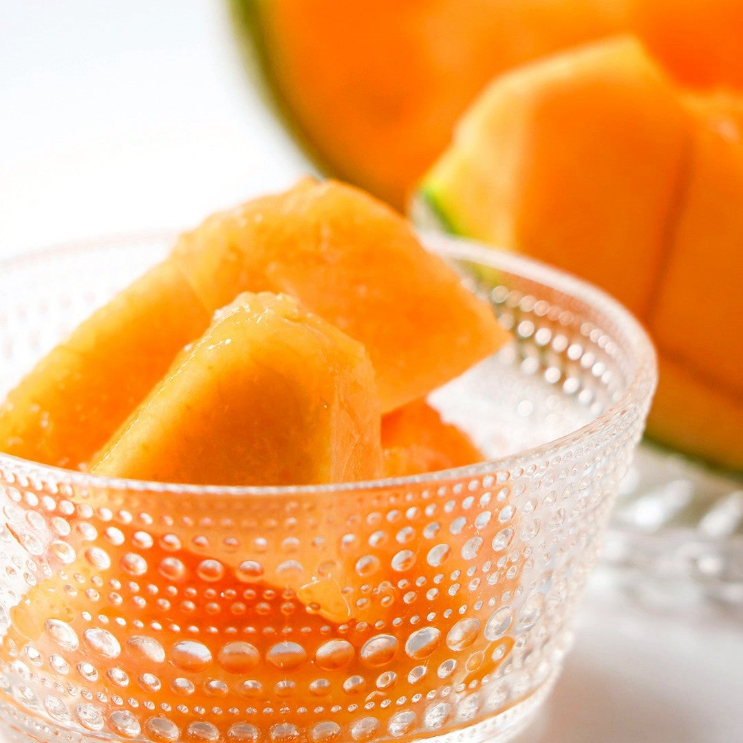 国産 らいでんメロン（1玉）《赤肉（オレンジ）》